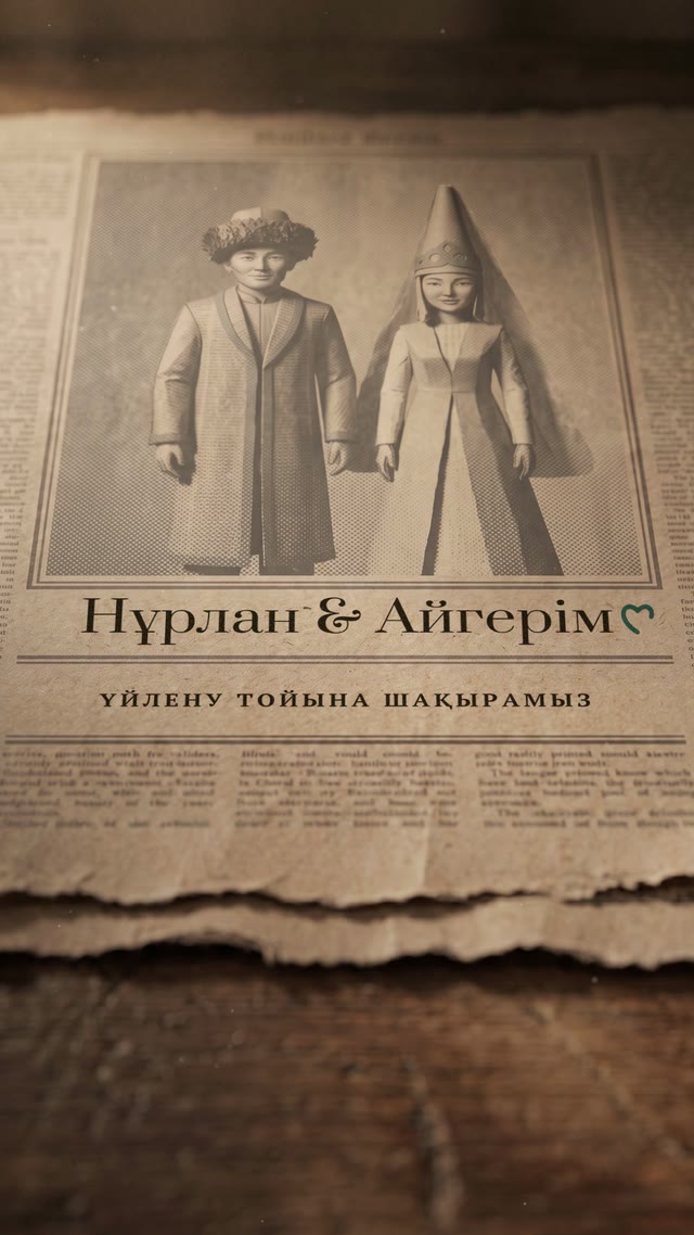 Басты жаңалық — Үйлену той